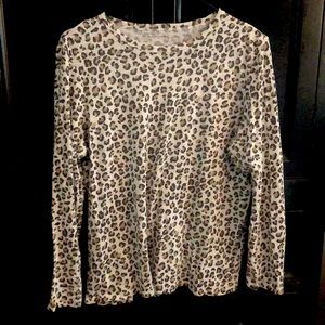 Banana Republic cheetah print top